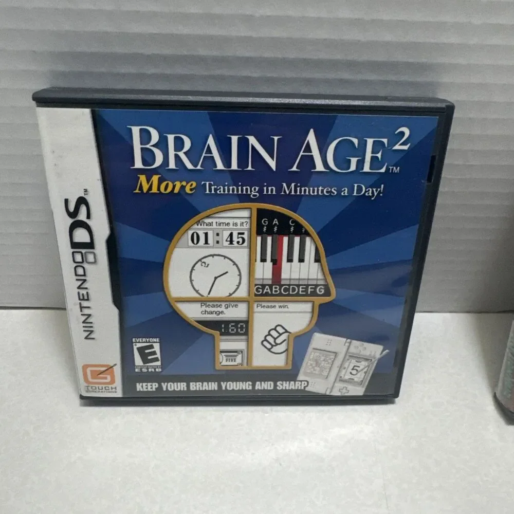Nintendo DS Lot of 4 Puzzle & Challenge Games - CSI -Brain Age- Scribblenauts